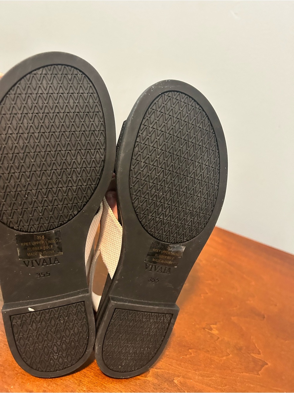 VIVAIA Arch Pro Adapt all comfort Stretch Black & Cream Women's Sandals size 5.5 - Picture 10 of 10